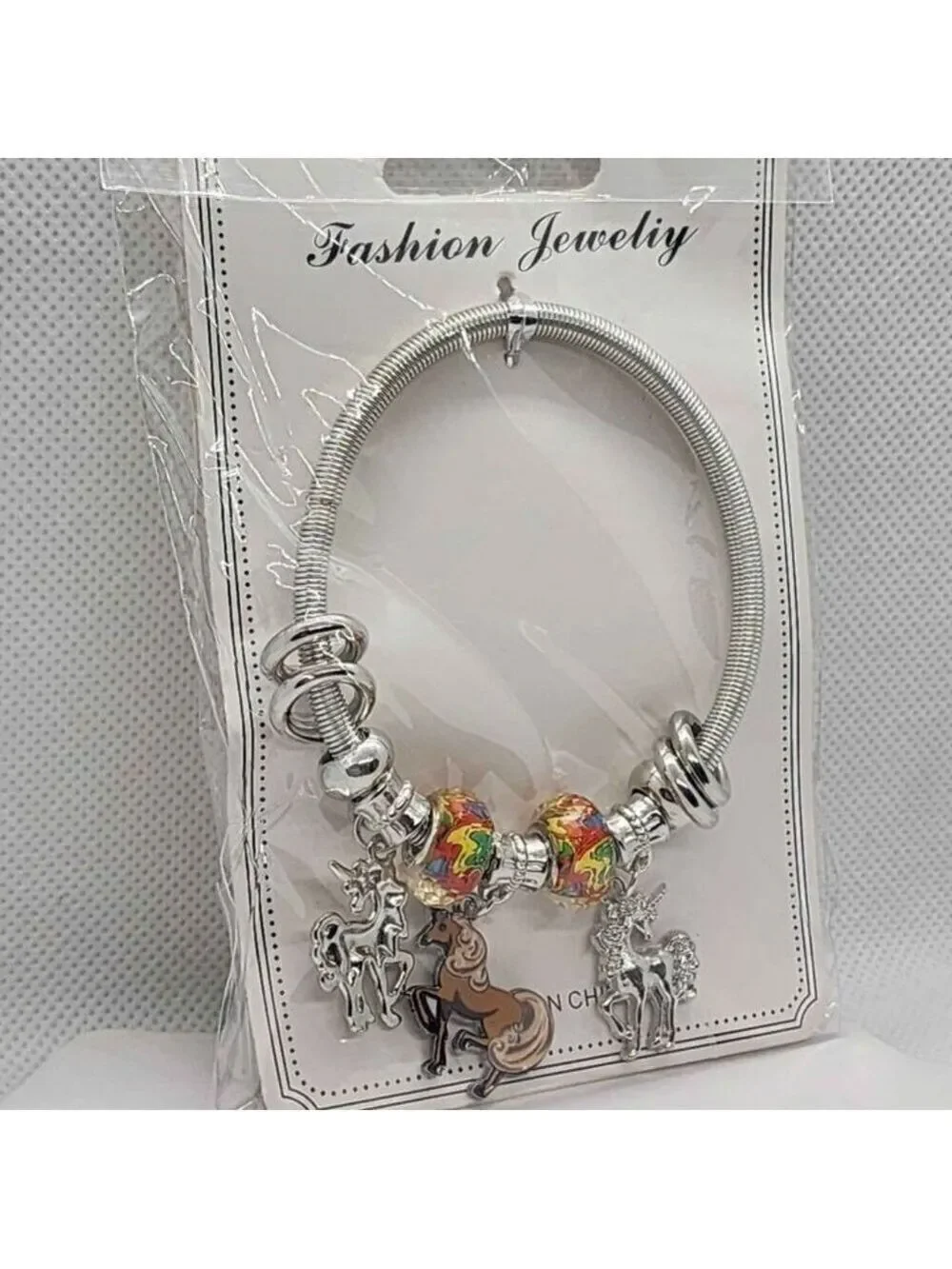 Brand New   Three Unicorn Bracelet